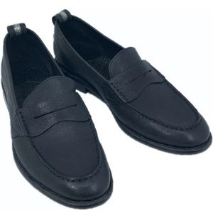 Robert Graham Mens Torres Black Toe Loafers Sz 10
